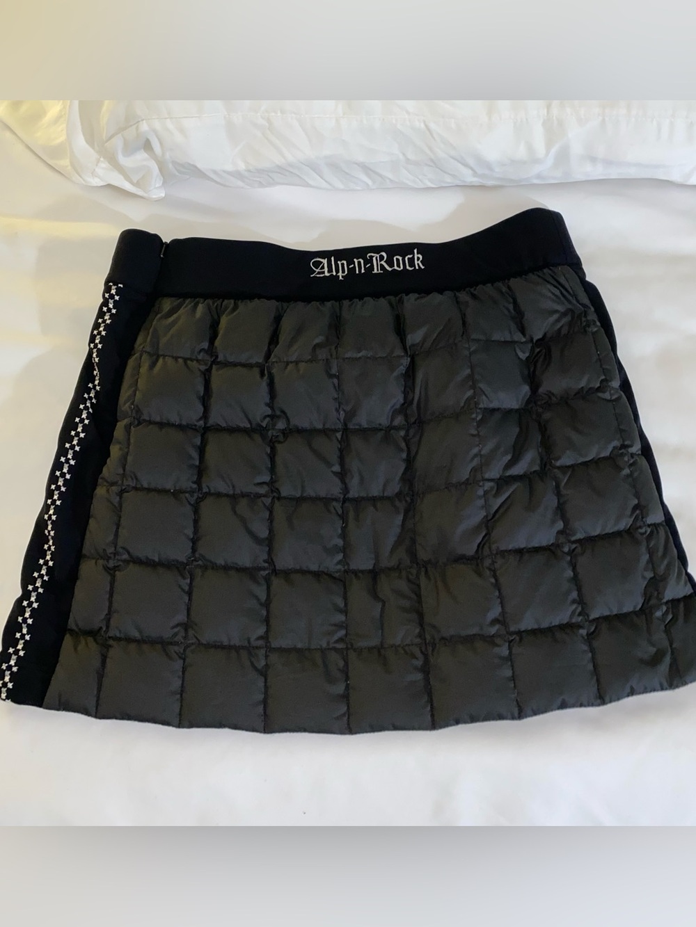Alp N Rock Women's Black Quilted Kiko Puffer Skirt Size 2